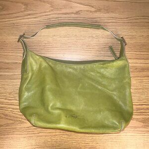 Stone Mountain Leather Green Medium Shoulder Bag - Great Condition